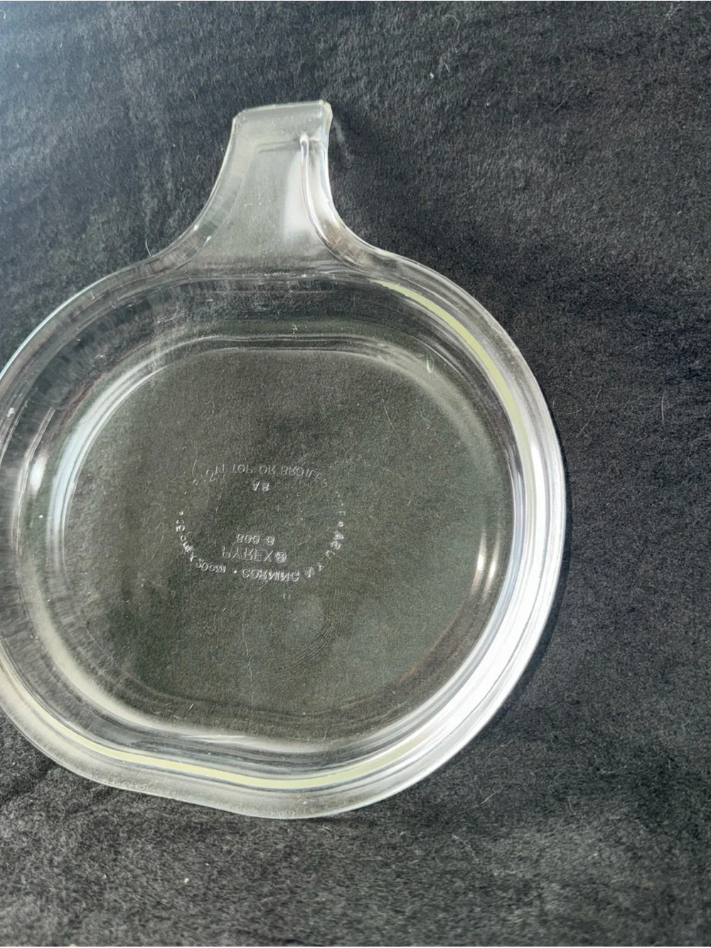 PYREX CORNING 600-B Clear Glass Microwave & Oven Single Serve Dish
